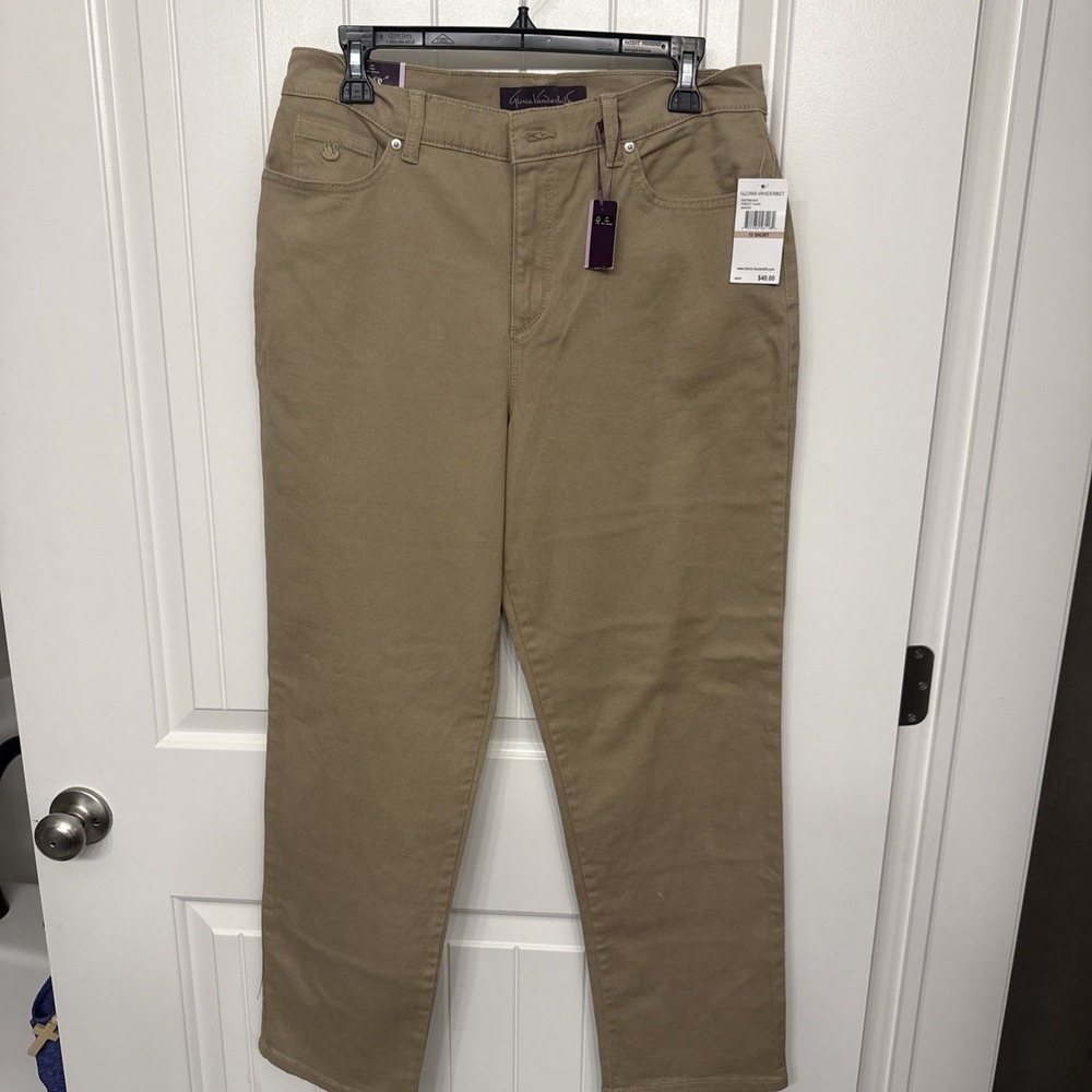 Gloria Vanderbilt Amanda Slimming Jeans Tapered Leg Classic Rise 12S NWT